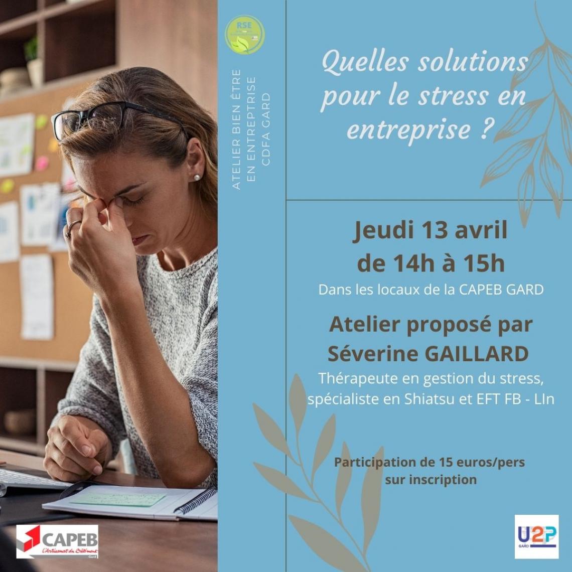 Quelles Solutions Pour Le Stress En Entreprise ・ Capeb